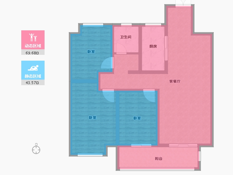 山东省-枣庄市-铂悦君廷-101.10-户型库-动静分区