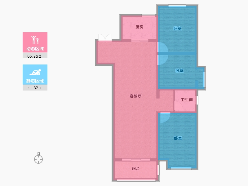 山东省-枣庄市-铂悦君廷-96.11-户型库-动静分区