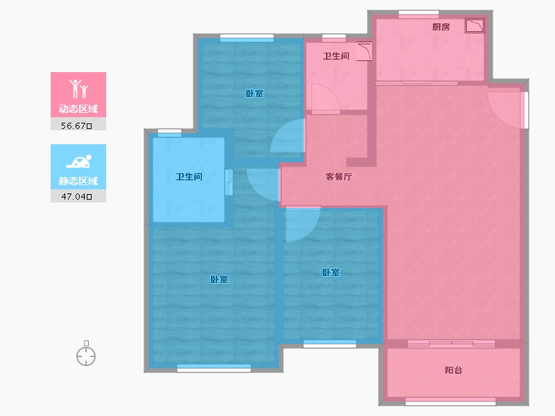 山东省-德州市-舜和慢城-92.82-户型库-动静分区