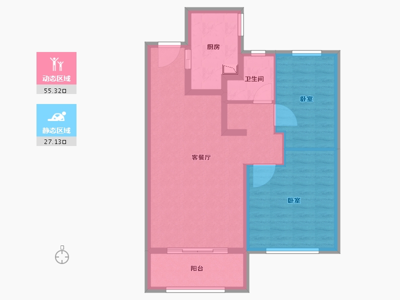 山东省-德州市-舜和慢城-73.62-户型库-动静分区