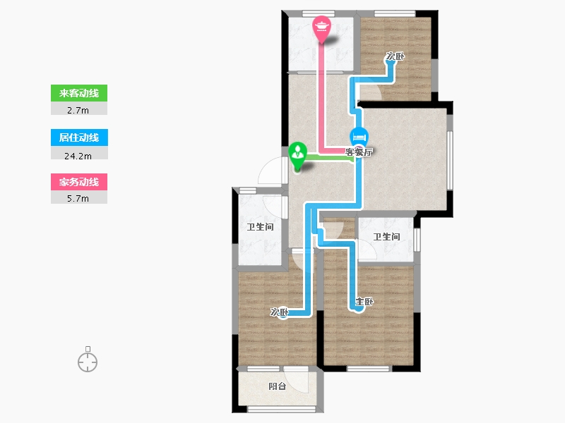 山东省-青岛市-智慧之城-89.99-户型库-动静线