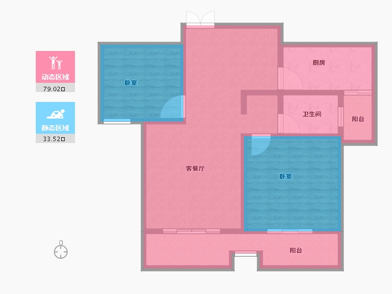 河南省-新乡市-理想国-100.86-户型库-动静分区