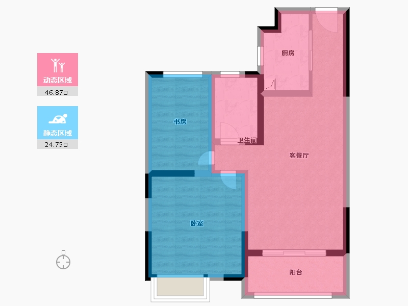 安徽省-宣城市-大唐桃源广场-63.00-户型库-动静分区