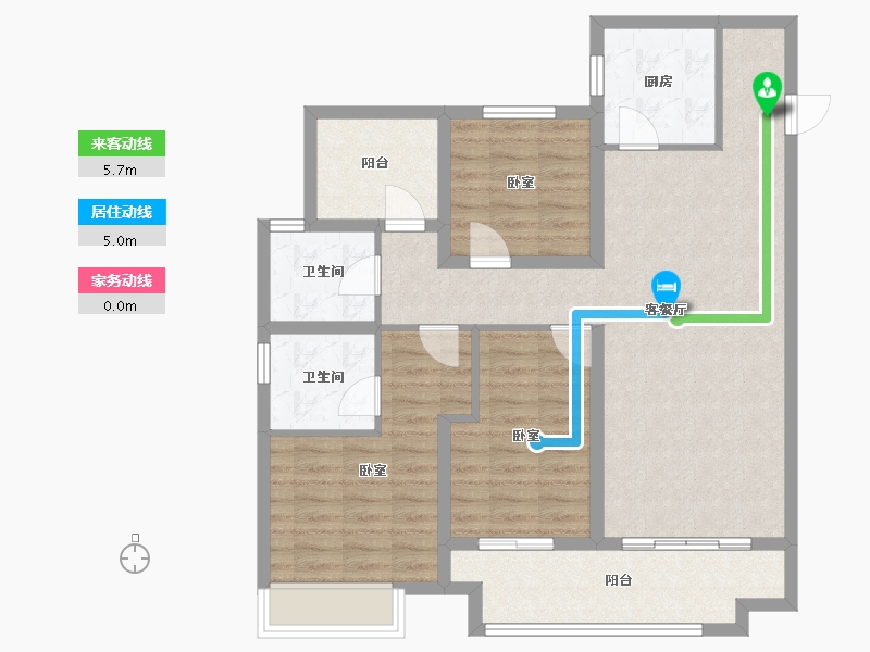 河南省-郑州市-正荣御首府-94.01-户型库-动静线