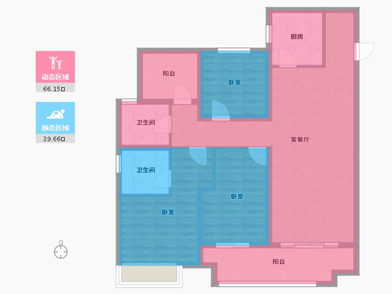 河南省-郑州市-正荣御首府-94.01-户型库-动静分区