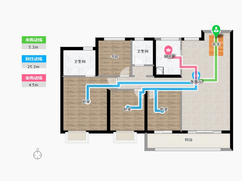 河南省-郑州市-融信奥体世纪-115.00-户型库-动静线