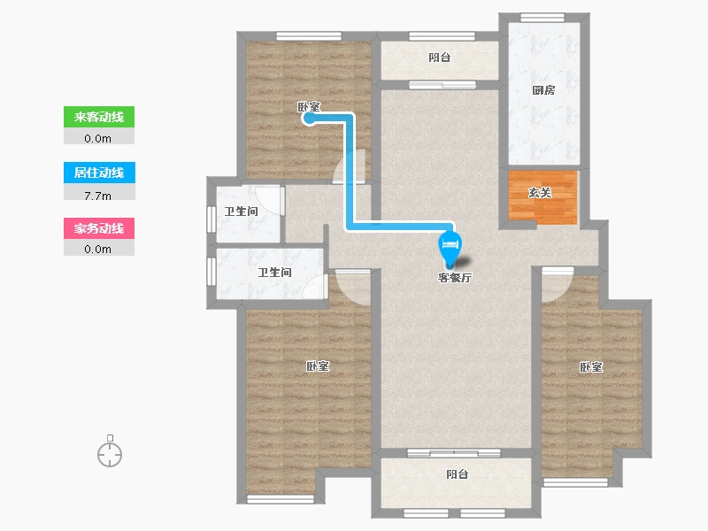 河南省-焦作市-中嘉美景-114.00-户型库-动静线