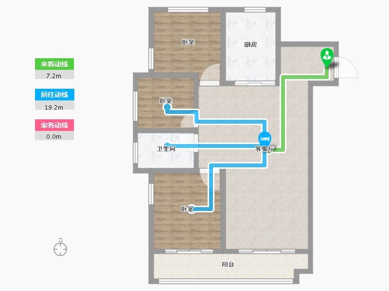 山东省-滨州市-京博·儒苑上邦-107.00-户型库-动静线