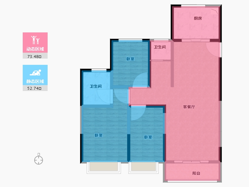 河南省-洛阳市-尚品1号-113.59-户型库-动静分区