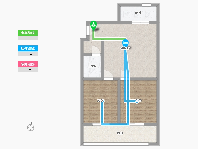 山东省-临沂市-永恒华府-65.23-户型库-动静线