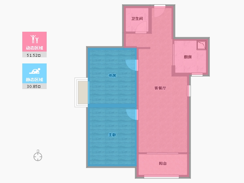 山东省-济南市-世茂原山首府-73.19-户型库-动静分区