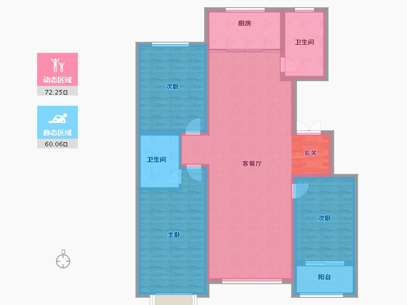 山东省-淄博市-鸿暻悦城-120.00-户型库-动静分区