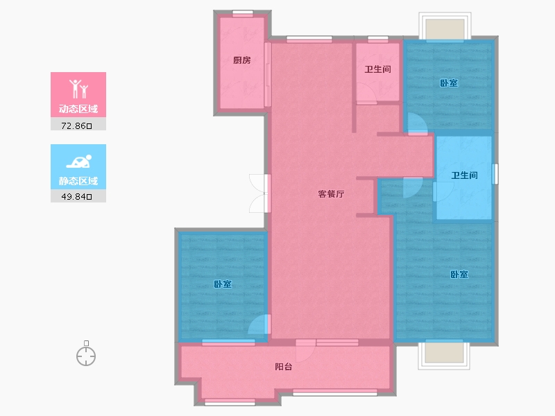 山东省-济宁市-兖州瑞马名门-110.00-户型库-动静分区