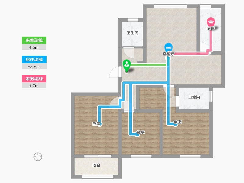 山东省-德州市-德兴城上城-84.16-户型库-动静线