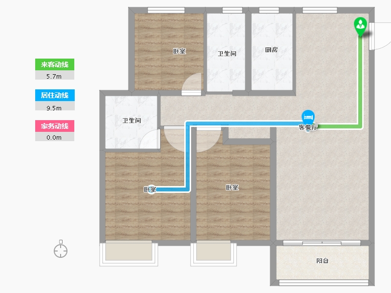 山东省-德州市-大元首府-100.00-户型库-动静线