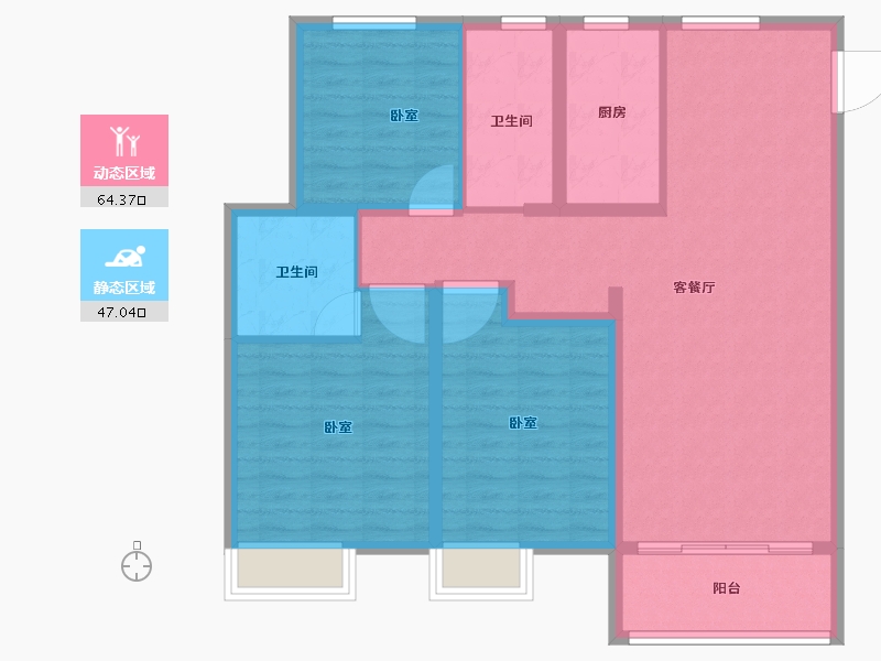 山东省-德州市-大元首府-100.00-户型库-动静分区