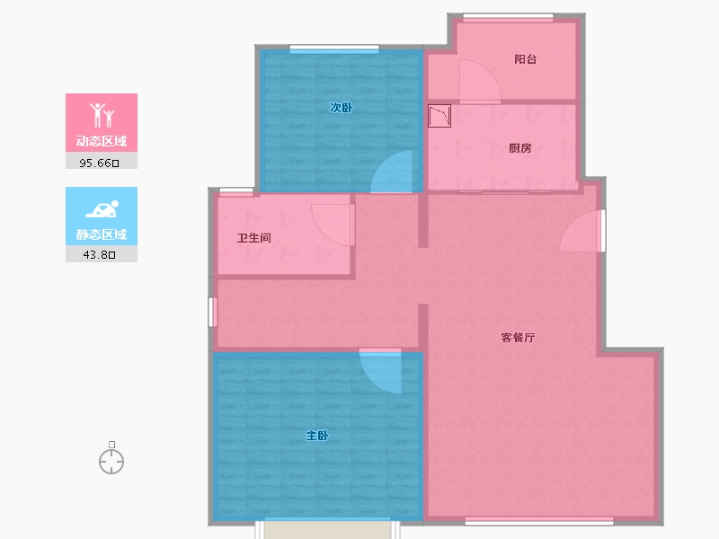 山东省-济南市-世茂原山首府-128.01-户型库-动静分区