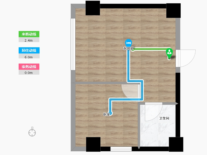 河南省-郑州市-东望·云朗-40.00-户型库-动静线