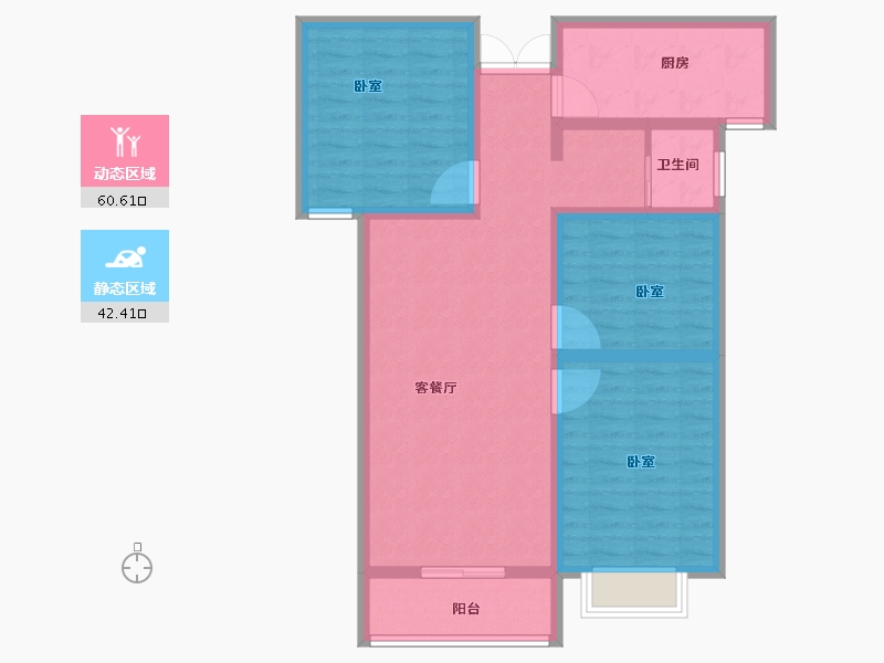 河南省-洛阳市-锦屏湖畔-92.01-户型库-动静分区