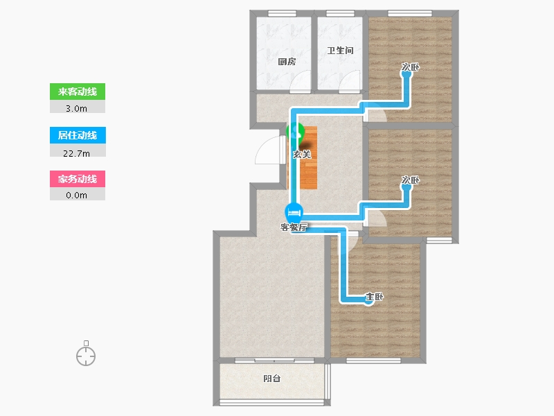 山东省-淄博市-嘉辰海纳城-106.00-户型库-动静线