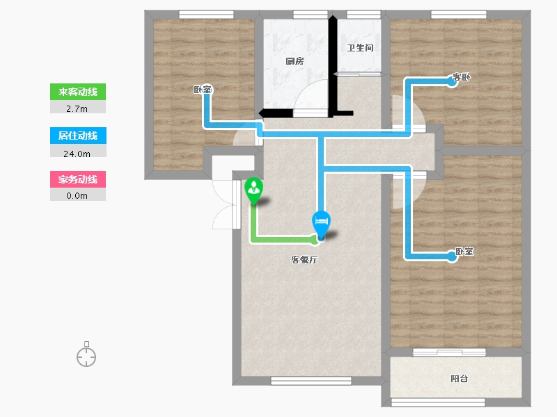 河南省-焦作市-浙商城市之星-89.01-户型库-动静线