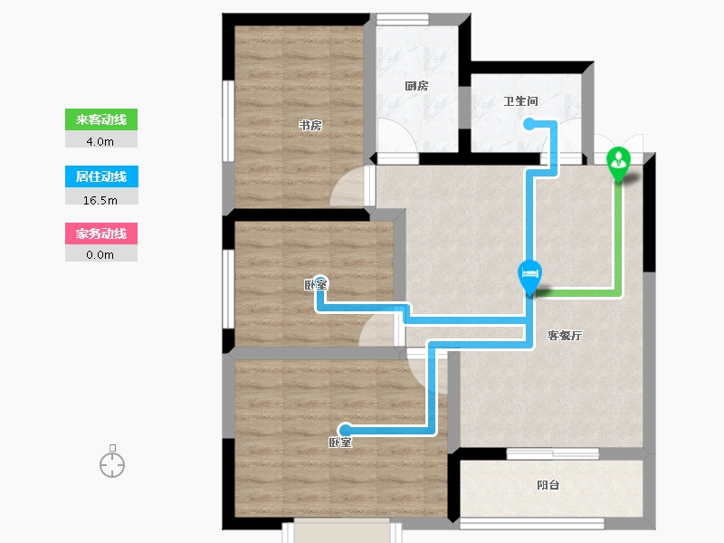 河南省-焦作市-浙商城市之星-72.44-户型库-动静线