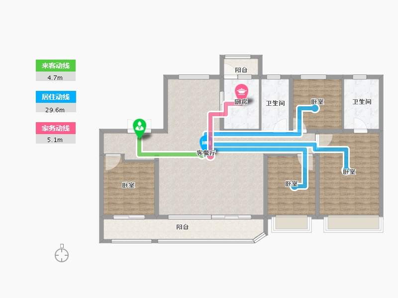 山东省-济南市-舜山府-138.00-户型库-动静线