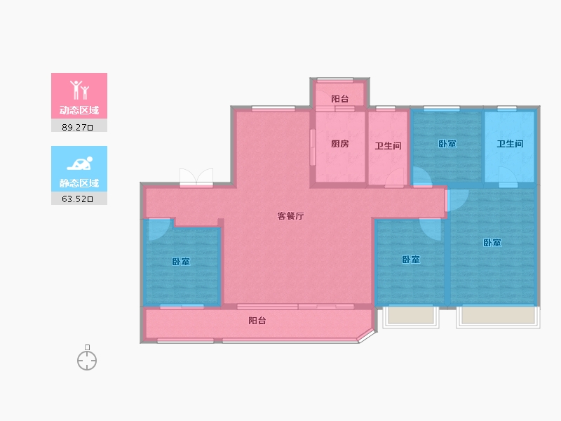 山东省-济南市-舜山府-138.00-户型库-动静分区