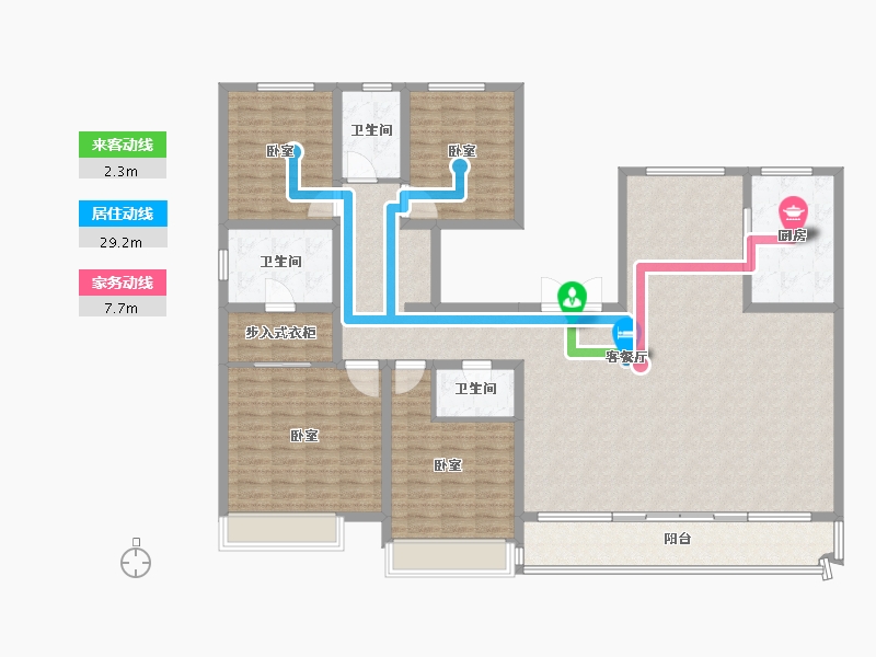 山东省-济南市-舜山府-168.00-户型库-动静线