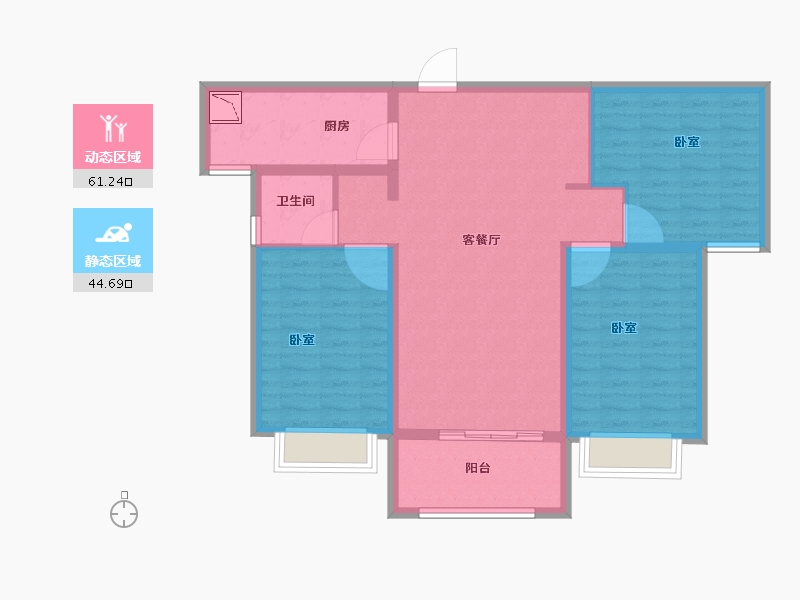 河南省-安阳市-尚书府-95.00-户型库-动静分区