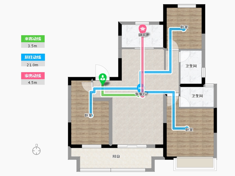 河南省-洛阳市-建业中州上院-89.94-户型库-动静线