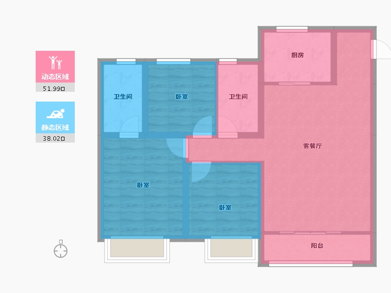 河南省-洛阳市-建业中州上院-80.08-户型库-动静分区