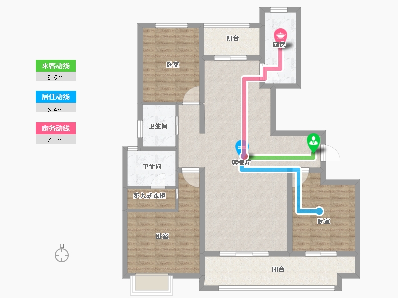 河南省-洛阳市-夏都水岸-109.00-户型库-动静线