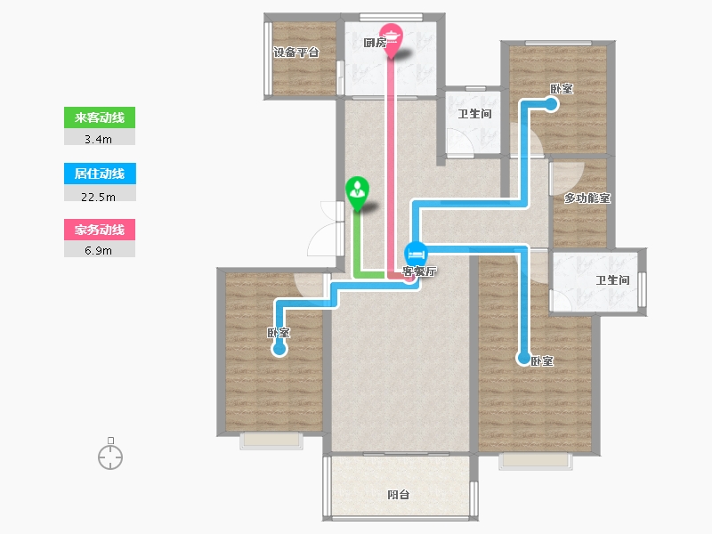 河南省-安阳市-国宾府-117.26-户型库-动静线