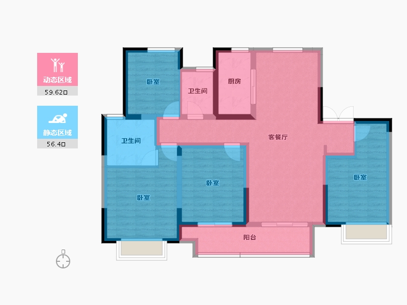 河南省-洛阳市-建业中州上院-103.13-户型库-动静分区