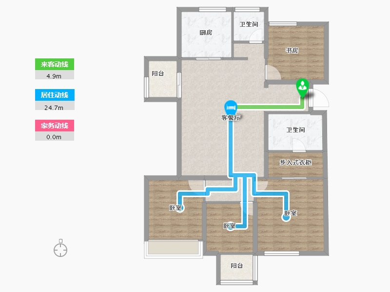 河南省-郑州市-绿城明月江南-112.00-户型库-动静线