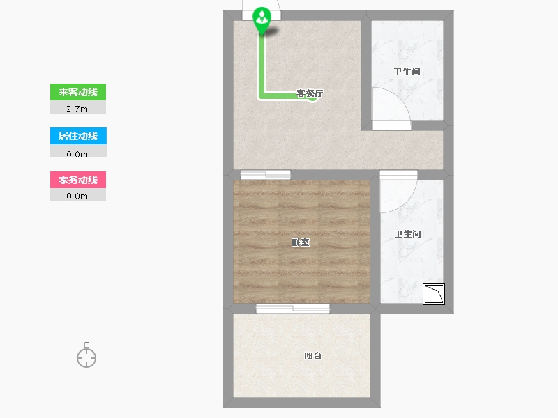 河南省-洛阳市-白云山居-40.82-户型库-动静线