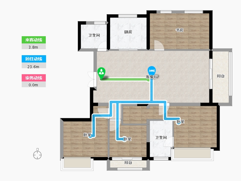 山东省-德州市-红烨・一品-118.00-户型库-动静线