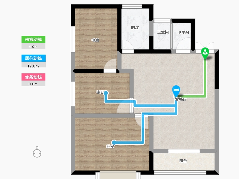 河南省-焦作市-浙商城市之星-72.44-户型库-动静线