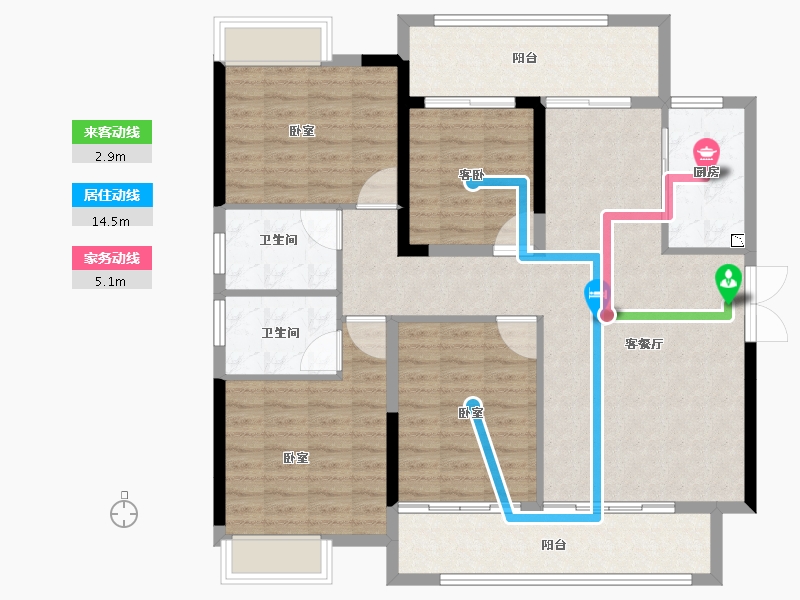 河南省-焦作市-和诚外滩II期-118.22-户型库-动静线