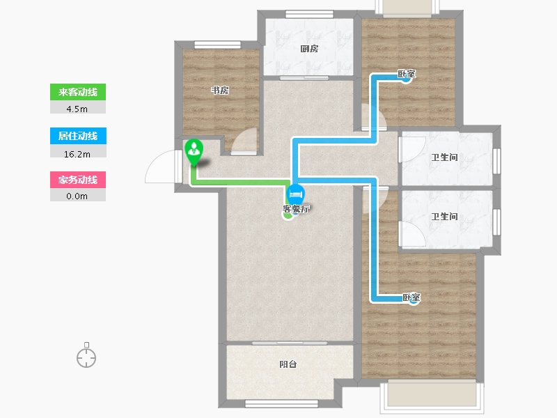 河南省-安阳市-立成桃源艺境-92.45-户型库-动静线