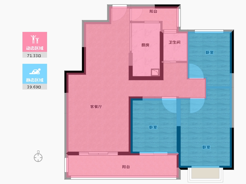 河南省-洛阳市-尚品1号-99.19-户型库-动静分区