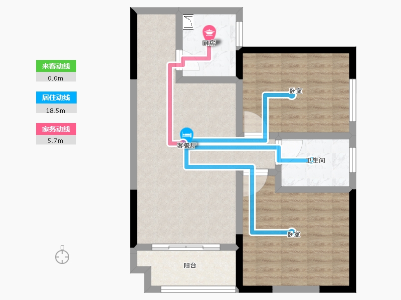 河南省-郑州市-华美仟企汇-72.05-户型库-动静线