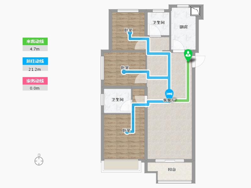 河南省-郑州市-天伦城-91.01-户型库-动静线