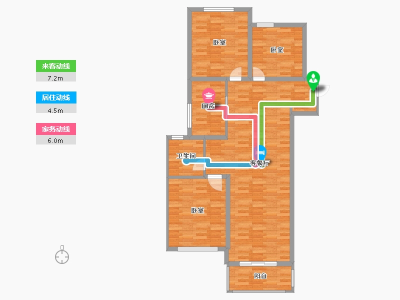 河南省-郑州市-融创瀚海大河宸院-94.00-户型库-动静线