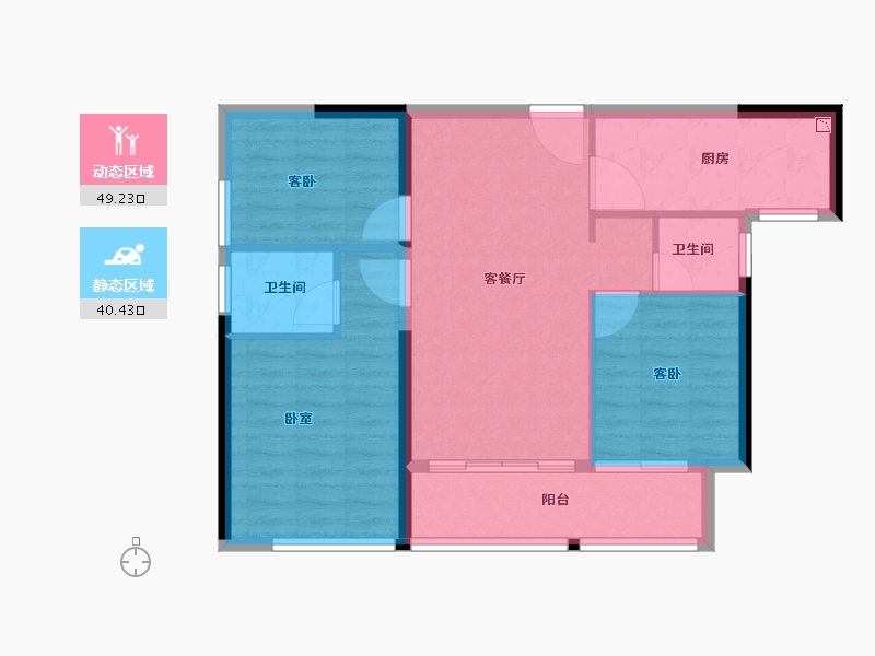 河南省-焦作市-和诚外滩II期-81.21-户型库-动静分区