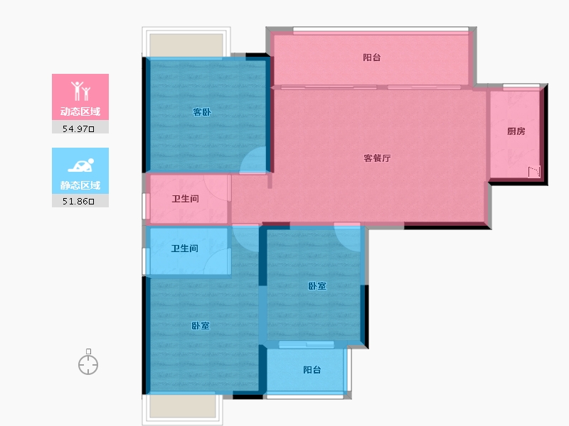 河南省-焦作市-和诚外滩II期-96.42-户型库-动静分区