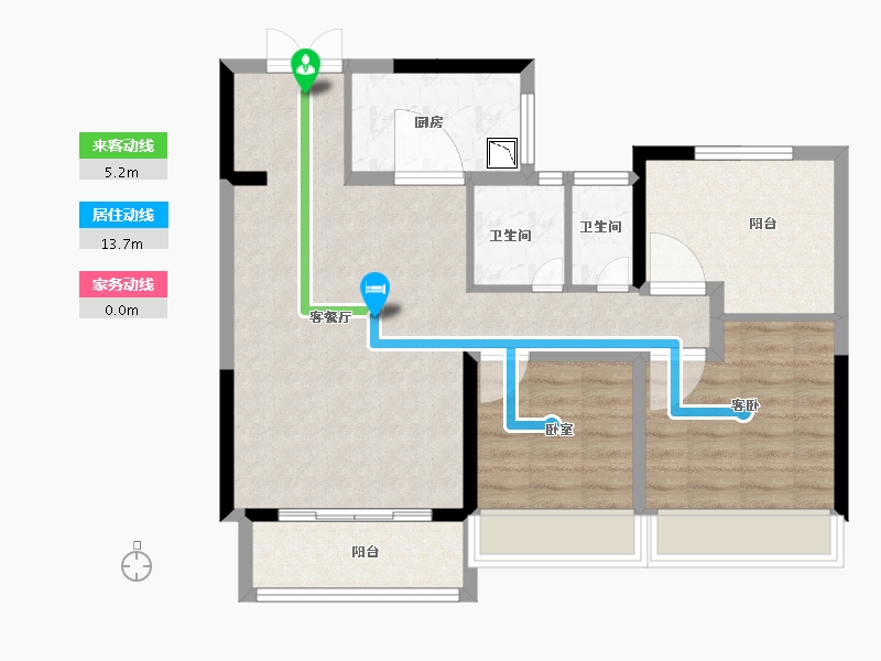 河南省-焦作市-亿祥亲亲里-78.65-户型库-动静线