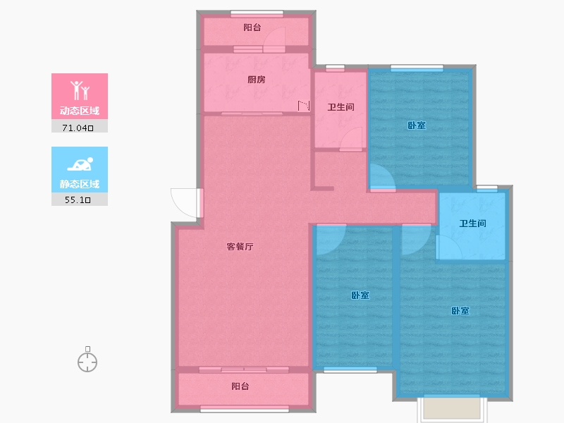 河南省-焦作市-中嘉美景-114.00-户型库-动静分区