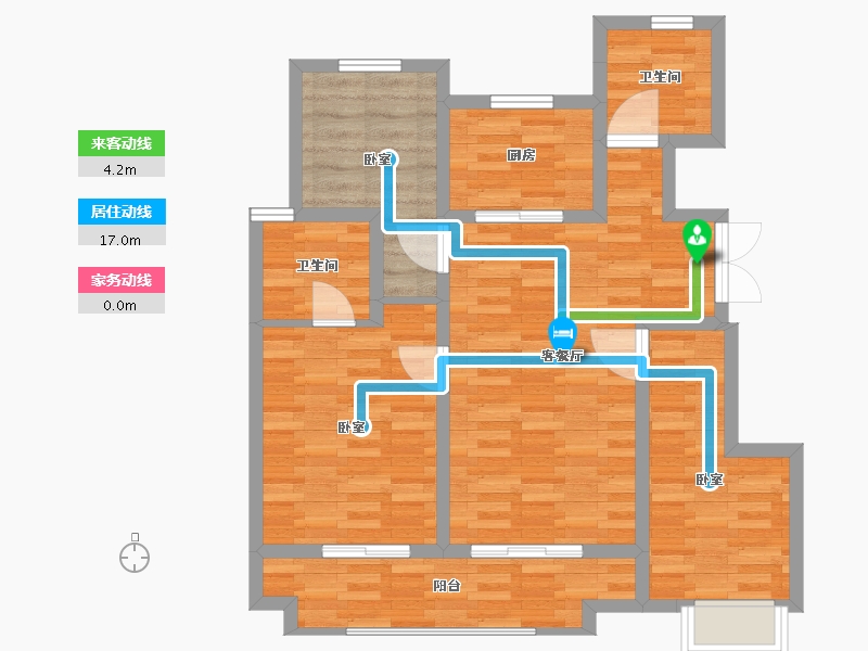 河南省-郑州市-正荣御首府-80.99-户型库-动静线